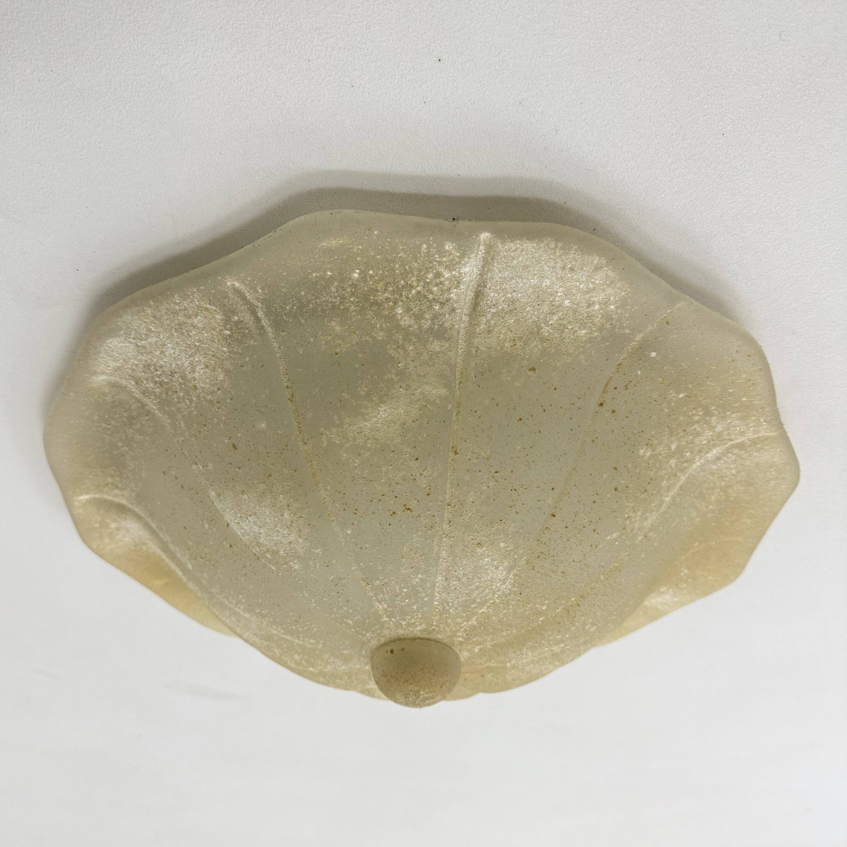 Mid-century Italian Murano glass ceiling lamp , 1970s