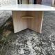 Travertine coffee table