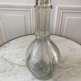 Liquor decanter with molded glass compartments early XXth