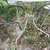 Green garden furniture