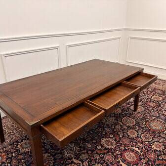 Classic English Eichholtz Campaign Writing Desk