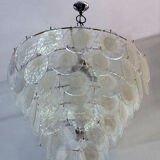 Glass chandelier