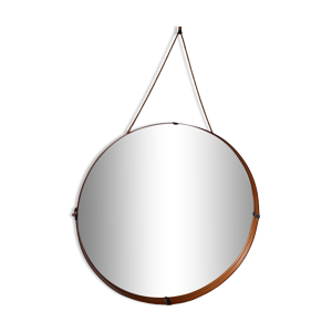 miroir vintage en teck