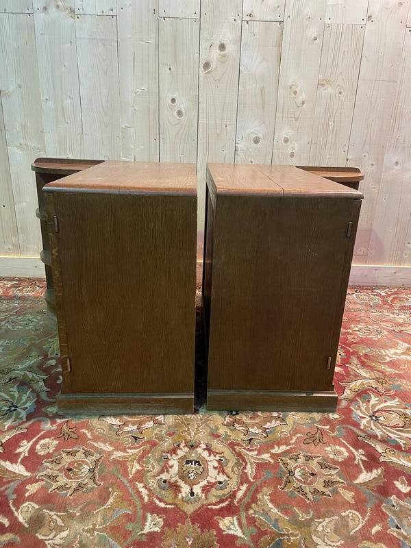 Pair of Art Deco bedside tables