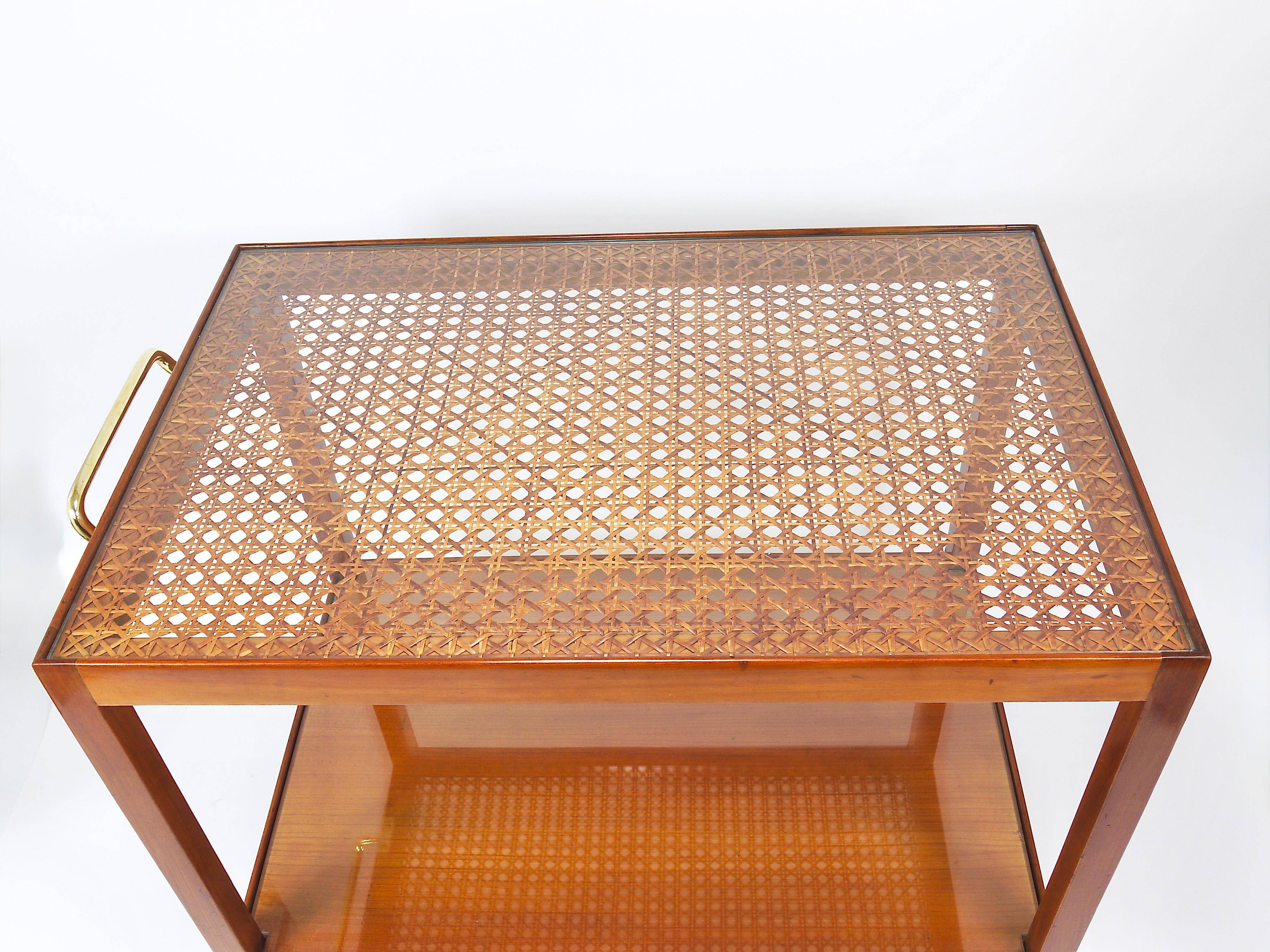 Julius Jirasek Werkstätte Hagenauer Bar Cart, Vienna, 1930s