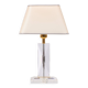Lampe de table en cristal Hollywood Regency Allemagne années 1970
