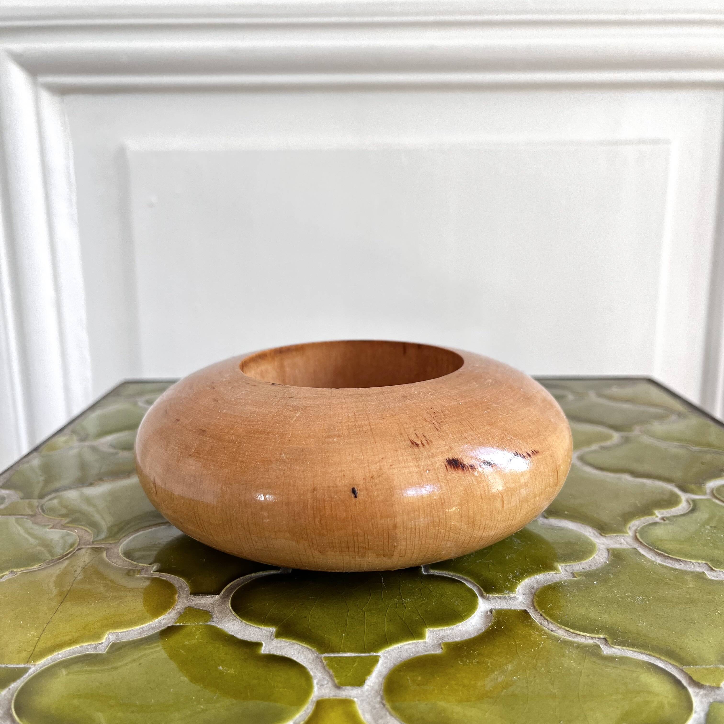Vintage round candle holder