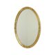 Hollywood Regency Golden Mirror Oval Deknudt Classic