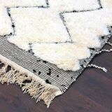 Tapis berbère beni ouarain zigzag 160 X 255 cm