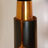 Vintage black brass 'østerport' pendant and wall lamp by Bent Karlby for Lyfa, Denmark 1960s