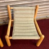 Pair of drivers 1970s/80s natural wood