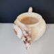 Chinese decorative teapot dragon in cut stone