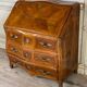 Commode scriban ou bureau de pente, plaque de fruitier, XVIIIème siècle