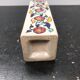 Former vase square ceramic decor vintage flowers