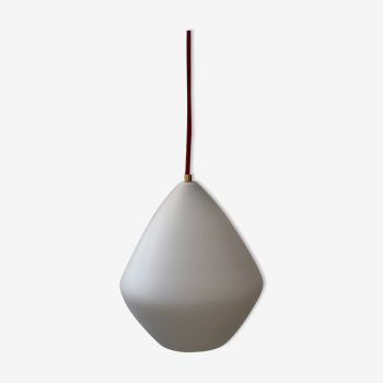 Suspension opaline blanche