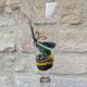 Champagne flute Paul Nagel collection Rêverie model Libellule hand-painted