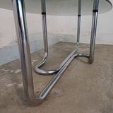 Designer chrome coffee table