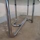 Designer chrome coffee table