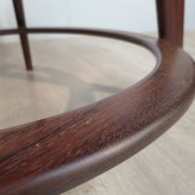 Side table in rosewood art deco