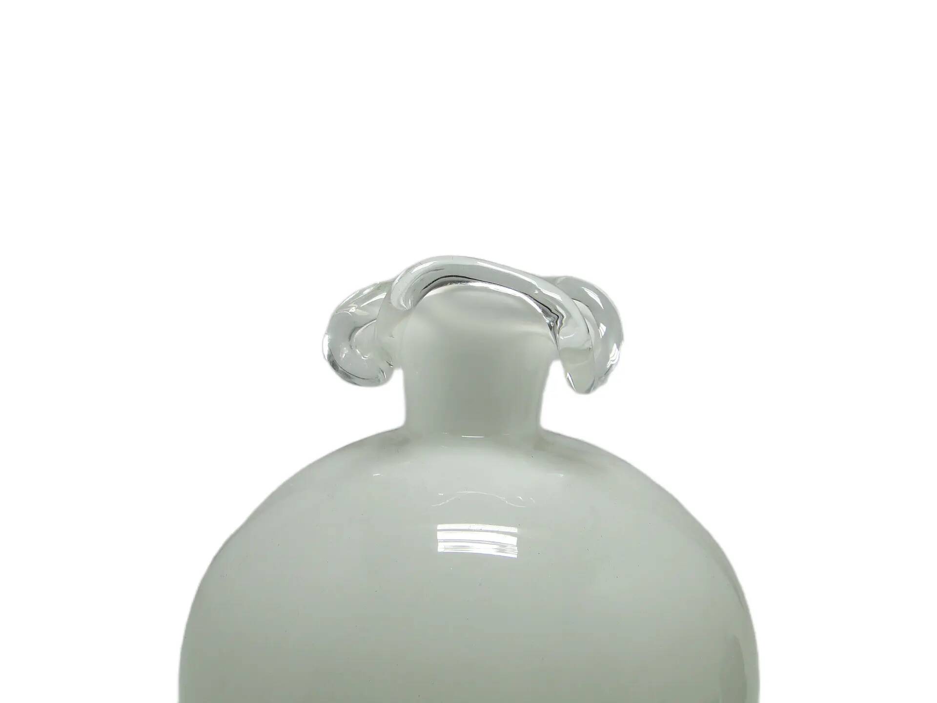 Vase, mid-century modern, glass, Poland, 1970s