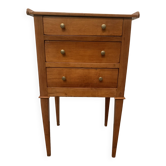 Small chest of drawers between two cherry wood has three drawers XIX century