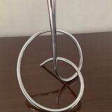 Designer soliflore vase in twisted stainless steel