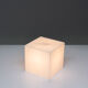 Plexi cubic lamp, Harco Loor, 80s, Netherlands