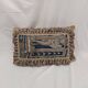 Rare 17th Century French Aubusson Tapestry Cushion with Figural Design & Tassels