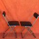 SET OF 2 VINTAGE FOLDING CHAIRS 1970 SKAI BROWN