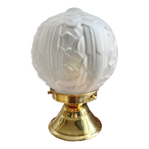 Lampe à poser globe style art