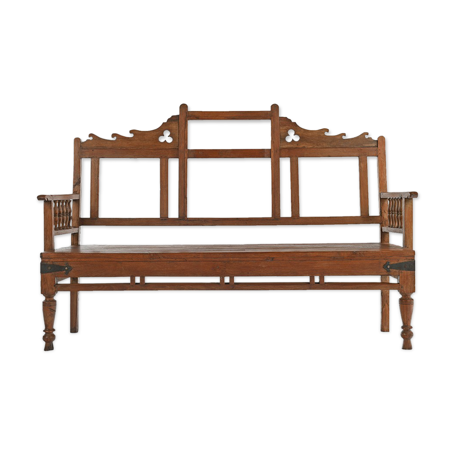 Wooden bench