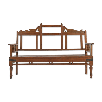Wooden bench