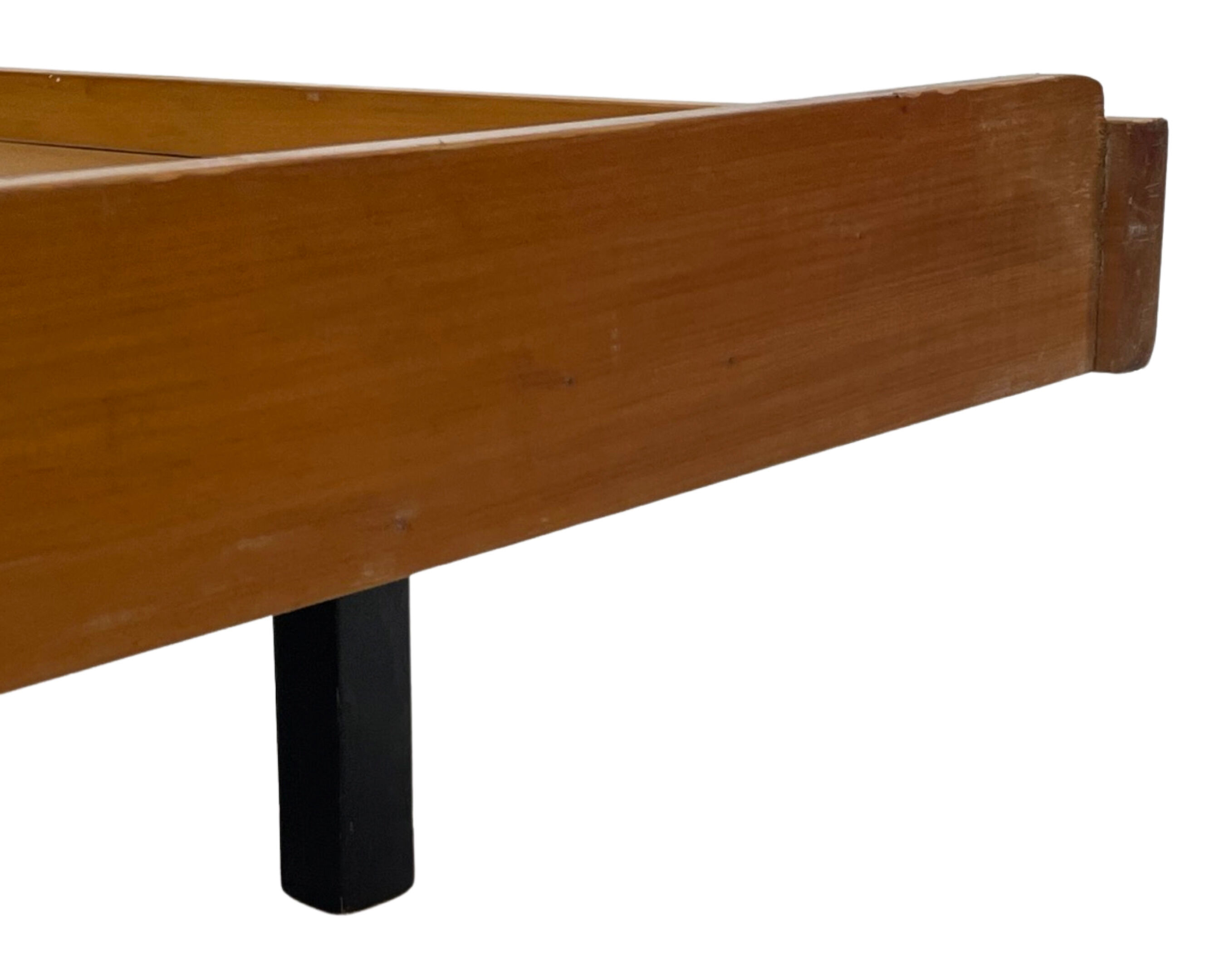 Vintage wooden bed with drawers, Netherlands, 1960 design Daybed