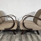 Armchairs by Jindrich Halabala, 1940s, Set of 2