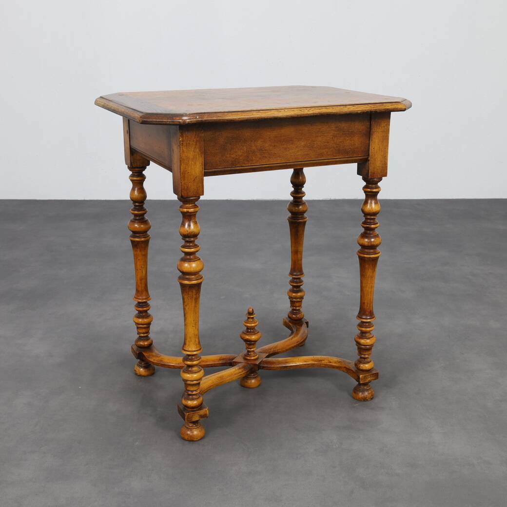 Neo-Baroque Side Table with Drawer, ca. 1890–1920