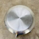3 adjustable industrial stools with aluminum wheels