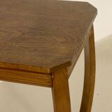 Art deco curved wood pedestal table ref bagatelle.