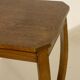 Art deco curved wood pedestal table ref bagatelle.