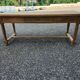Table de ferme en chêne brut, XIXème