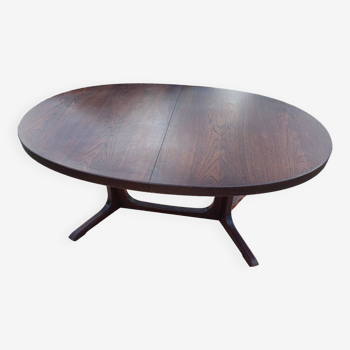 Vintage Scandinavian oval table 1960