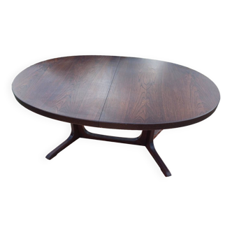 Vintage Scandinavian oval table 1960