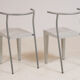 2 chaises Dr Glob de Philippe Starck pour Kartell 1980