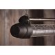 Industrial refurbished cage black lamp