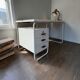 Bureau industriel vintage gris style bauhaus