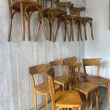 Chaises bistrot dépareillées (baumann, fischel..)