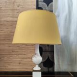 Marble and brass lamp