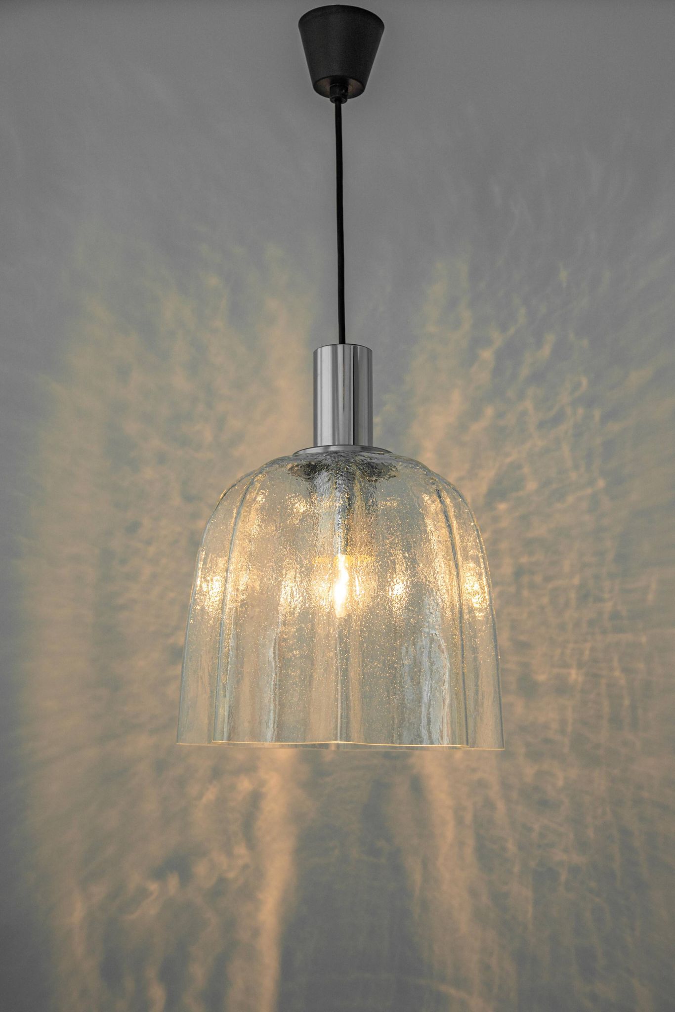 Glass Pendant by Limburg, Germany, 1970s