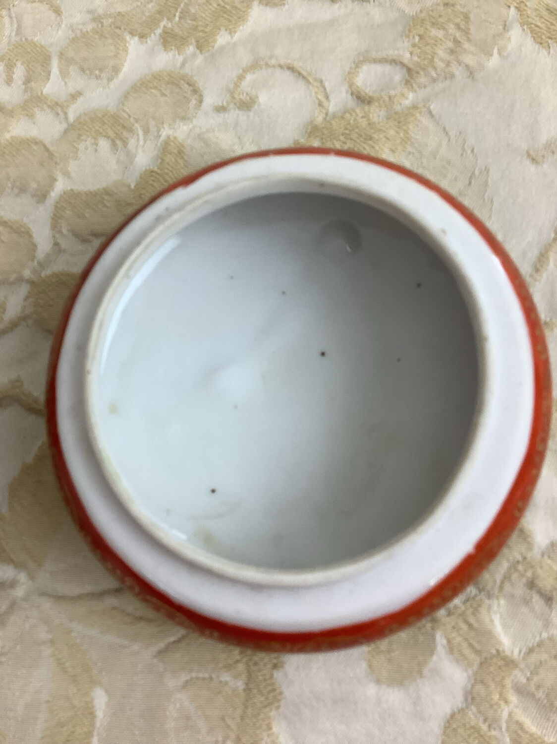 Antique Japanese porcelain bonbonnière