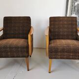 Pair of vintage 60s armchairs