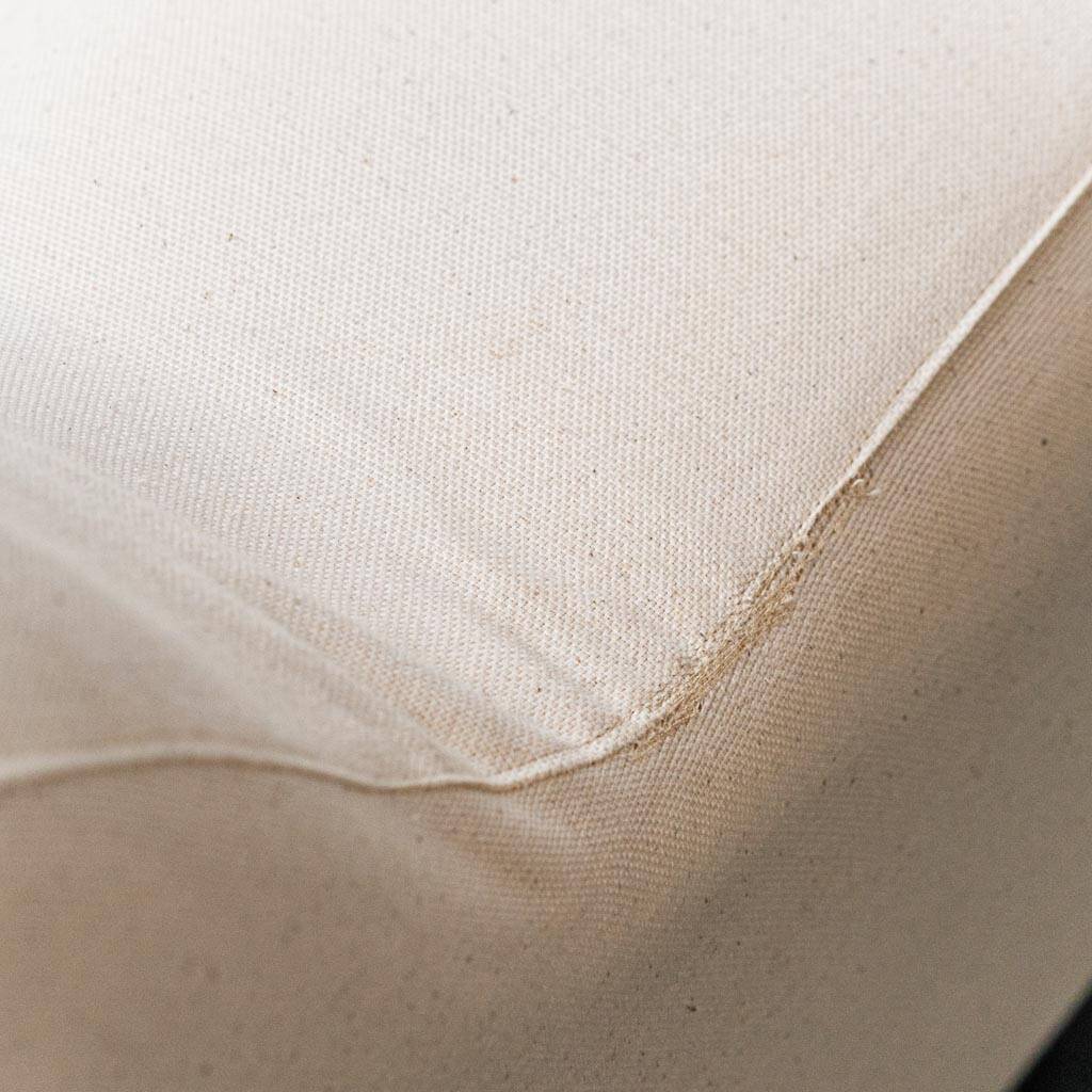 Coppia di poltrone cotone bianco saporiti anni ’70 vintage modernariato